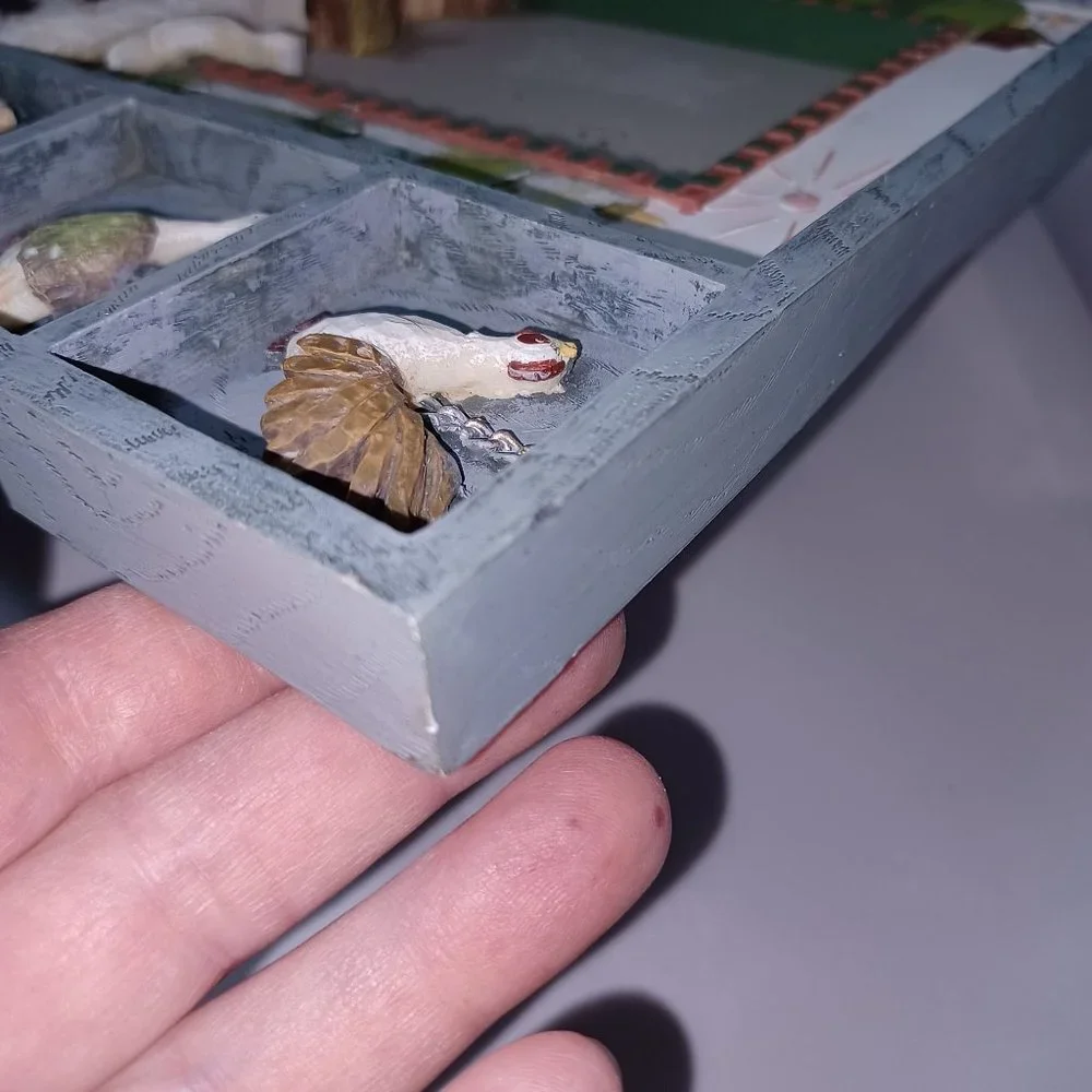 Seymour Mann 3D Shadow Box Farm Animal 3.5"x5"Picture Frame - Picture 10 of 11